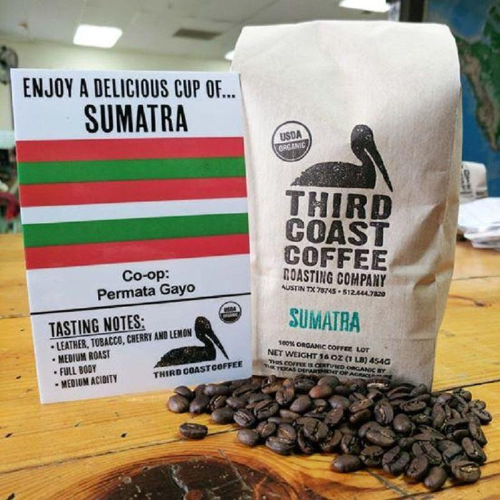 Third Coast Coffee - Sumatra 12 oz - Whole Beans