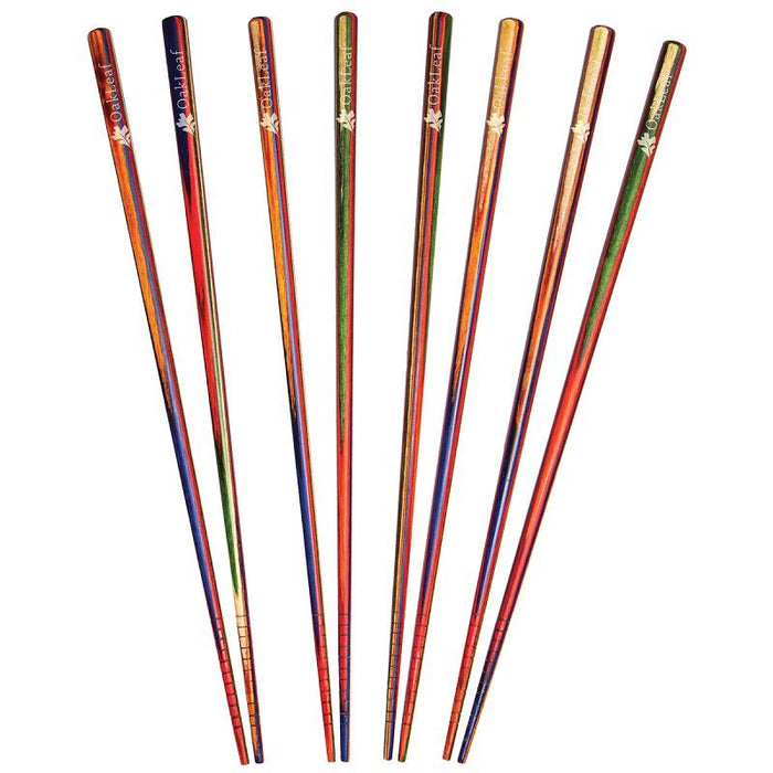 Totally Bamboo Baltique Marrakesh Reusable Chopsticks, Set of 4 Pairs