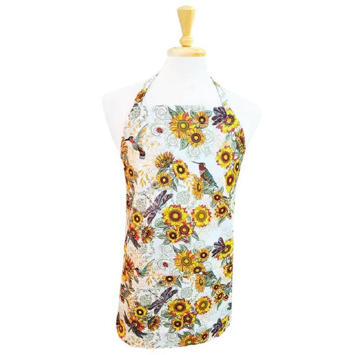 Two Lumps of Sugar Birds and Sunflower Utility Apron