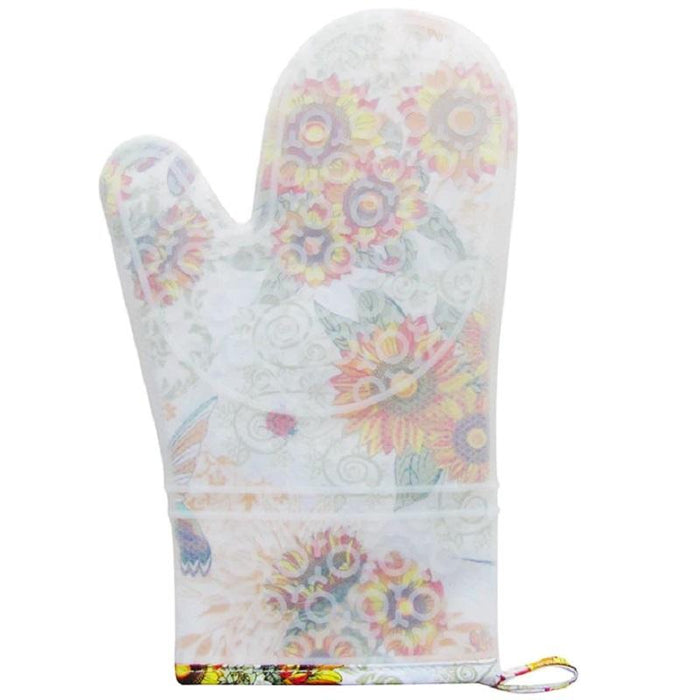 Two Lumps of Sugar Birds and Sunflowers Silicone Mitt