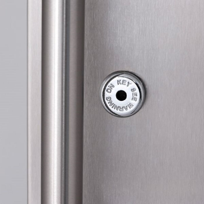 Uline 24" Outdoor Refrigerator - 115v - With Lock