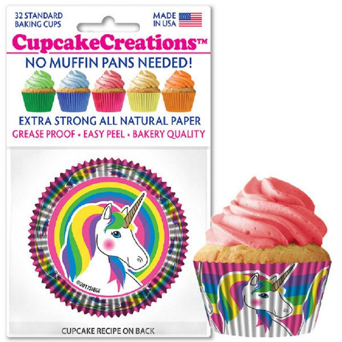 Unicorn Cupcake Liners 32/Pack