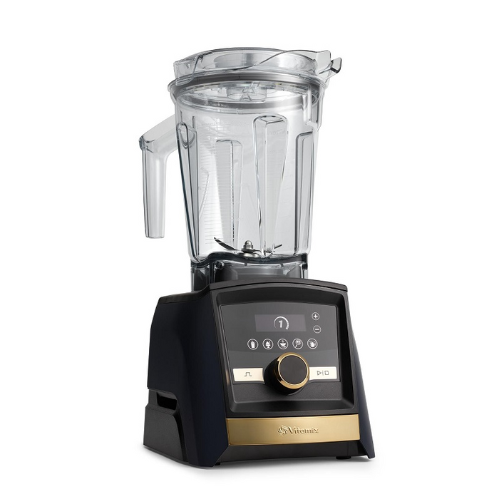 Vitamix A3500 Blender Matte Navy with Gold Accents