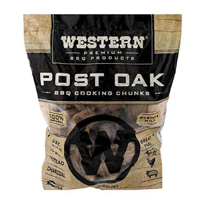 Western Wood Post Oak Cooking Chunks - 9L