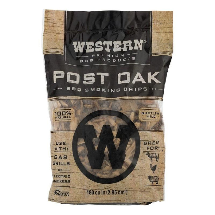 Western Wood Post Oak Smoking Chips - 2.94L