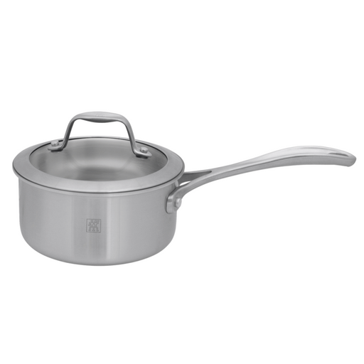 Zwilling J.A. Henckels Tri-Ply Stainless Steel 1 Quart Sauce Pan with Lid - Faraday's Kitchen Store