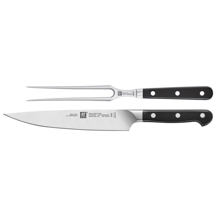 Zwilling Pro 2 Piece Carving Knife and Fork Set