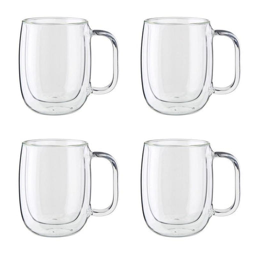 J.A. Henckels ZWILLING Sorrento Plus Latte Glass Mug, Set of 2
