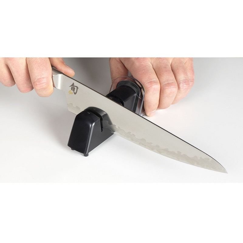 DELUXE PULL-THRU KNIFE & SCISSOR SHARPENER