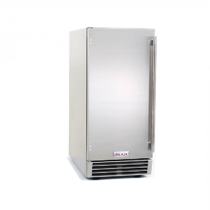 Blaze 15"  Outdoor 50-lb Ice Maker with Gravity Drain
