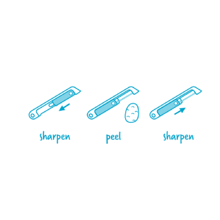 Sharple Self Sharpening Peeler - Varied Color
